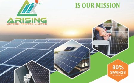 Arising Metech Pvt Ltd: Solar Structures and Accessories Manufacturer Powers India with Sustainable Components.
