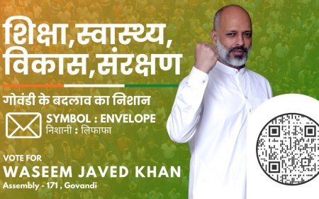 Education Advocate Waseem Javed Khan Runs for Mankhurd Seat with ‘Envelope’ Symbol