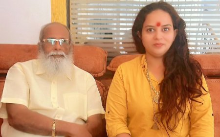 Vijayendra Prasad Seeks Blessings from Guru Maa Tejaswini Ganga for His New Film