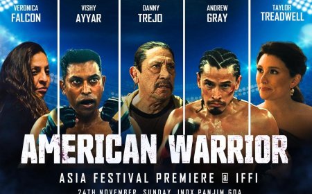 Hollywood Spotlight: Award-winning Action Drama 'American Warrior' Selected at the 55th International Film Festival of India
