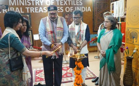 Textile Pavilion inaugurated at 43rd IITF,  Pragati Maidan by Hon’ble Textiles Minister on 16th Nov