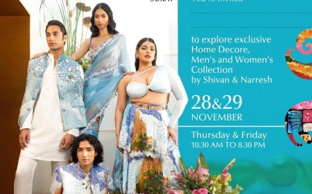 Exciting Fashion Event: Shivan & Narresh Pop-Up in Surat at Ajiliyaa