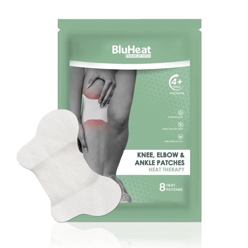  BluHeat Launches Natural Pain Relief Patches for Knees, Elbows &amp; Ankles