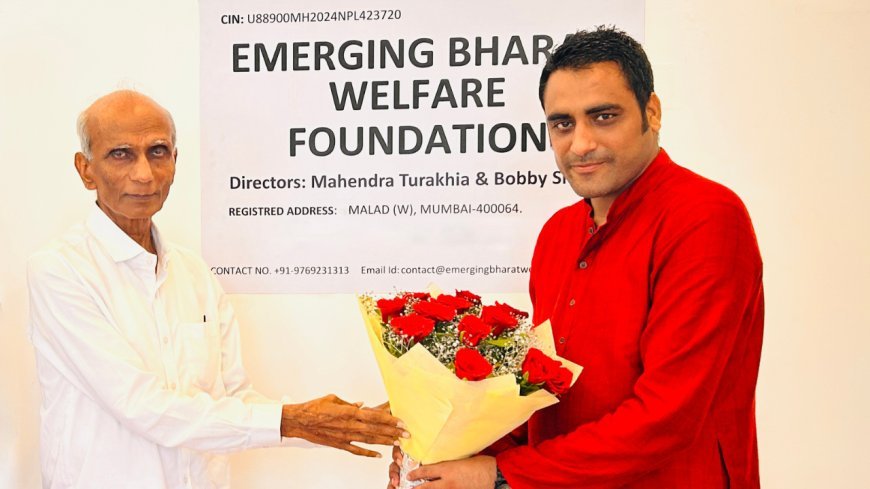 Emerging Bharat Welfare Foundation Inaugurates New Office in Malad West, Mumbai