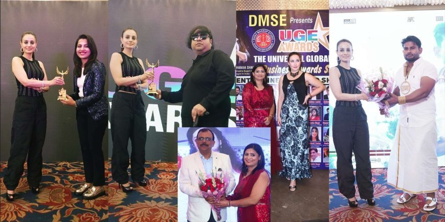 UGE Business Awards 2024: A Grand Event Led by Diksha Negi and KS Negi of DMSE Group Held in Delhi with Celebrity Guest Amisha Patel