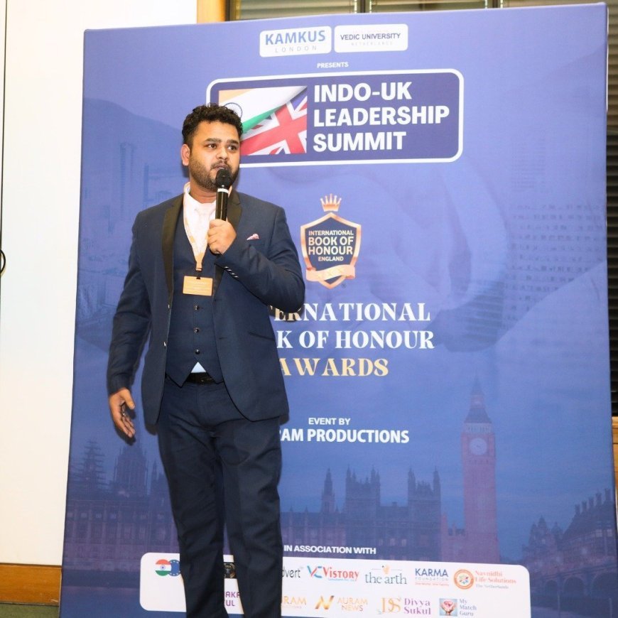 Digital India Goes Global: Praveen Mishra Receives Prestigious Award at British Parliament