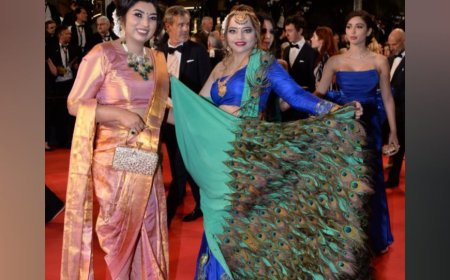 Smrutha Santhosh becomes the first British Indian Fashion Designer to walk the red carpet