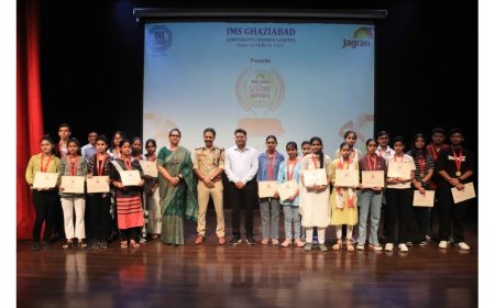 IMS Ghaziabad (University Courses Campus) and Dainik Jagran Honor Academic Excellence at the ‘Pratibha Samman’ Ceremony