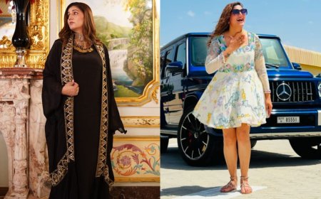 Stage Glamour Redefined: Sapna Choudhary’s Ronak R Bafna Couture Moment