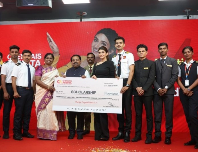 Ms Sreeleela joining hands with Chennais Amirta