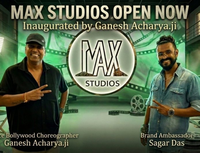 Choreographer Sagar Das Launches Max Studios, Joins Elite League of Choreographers with Their Own Studio