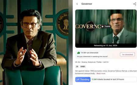 Manoj Bajpayee’s Governor Trends on BookMyShow Before Release