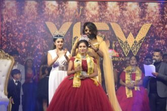 Shwetha Patil from Davangere Crowned Mrs. National Fashion Icon