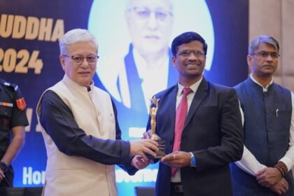 Governor of Telangana Bestows International Buddha ,,