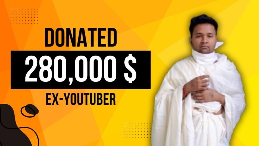 Ex-Youtuber Donates Crores to Foundation