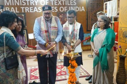 Textile Pavilion inaugurated at 43rd IITF, Pragati Maidan by Hon’ble Textiles Minister on 16th Nov